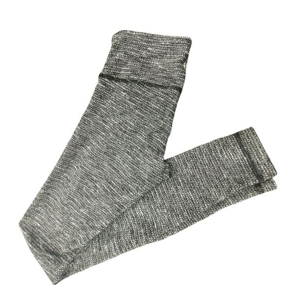 Lululemon Wunder Under Leggings in Luon Grey Knit Heather Marl size 4 - Picture 2 of 4